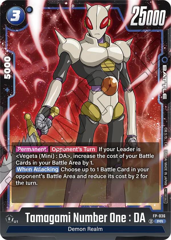 Tamagami Number One : DA (FP-036) [Tournament and Championship Promos] | Cards and Coasters CA