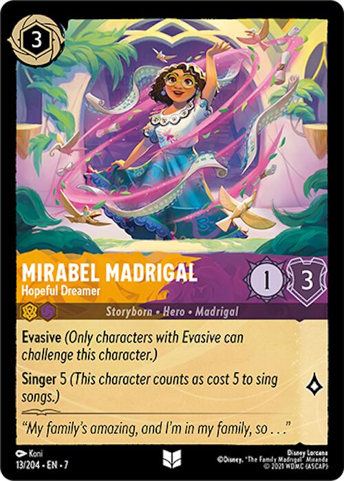 Mirabel Madrigal - Hopeful Dreamer (13/204) [Archazia's Island] | Cards and Coasters CA