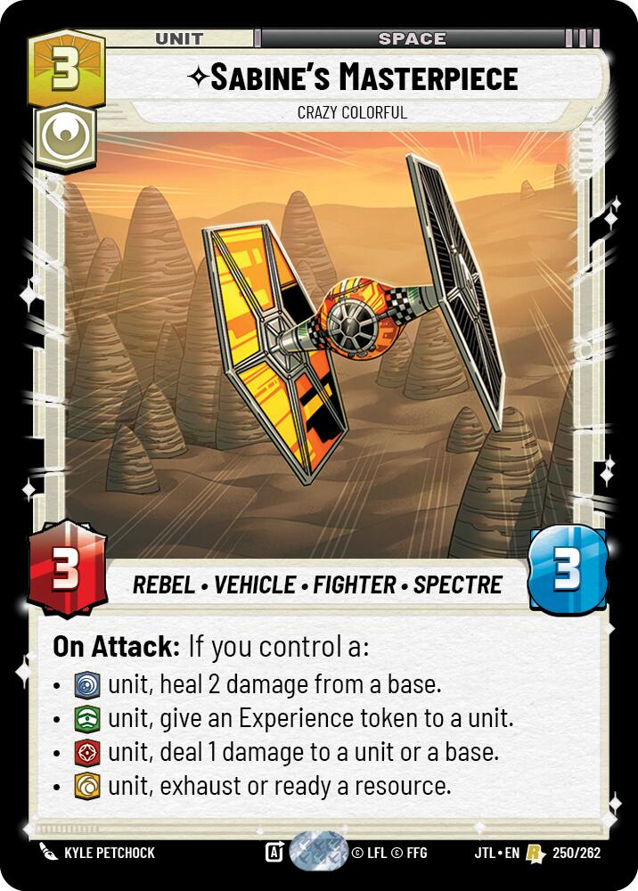 Sabine's Masterpiece - Crazy Colorful (250/262) (250/257) [Jump to Lightspeed] | Cards and Coasters CA