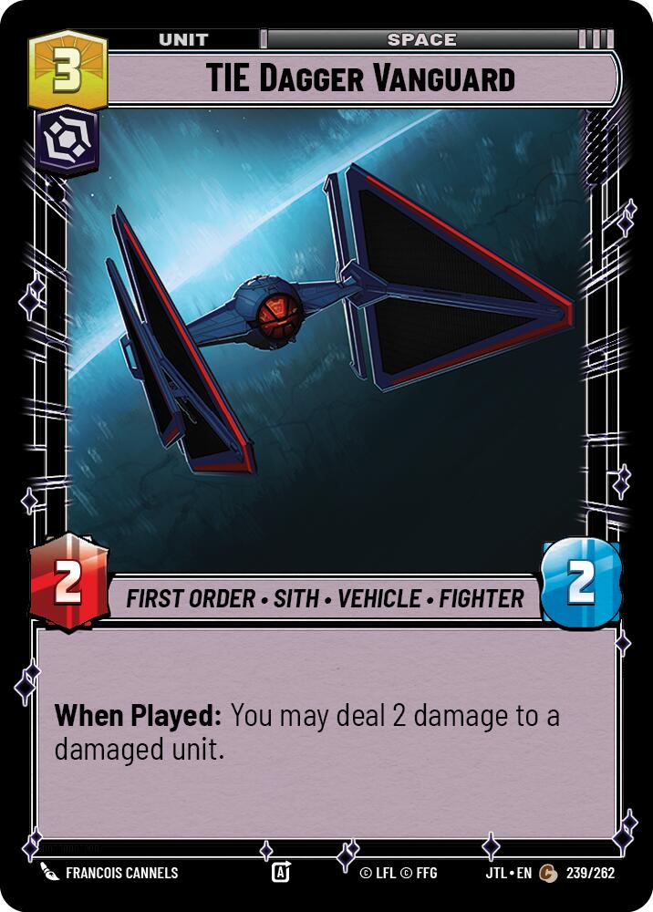 TIE Dagger Vanguard (239/262) (239/257) [Jump to Lightspeed] | Cards and Coasters CA