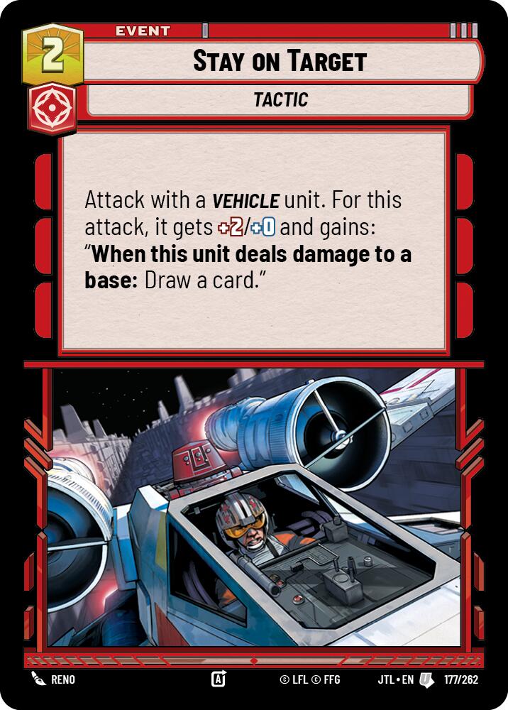 Stay on Target (177/262) (177/257) [Jump to Lightspeed] | Cards and Coasters CA