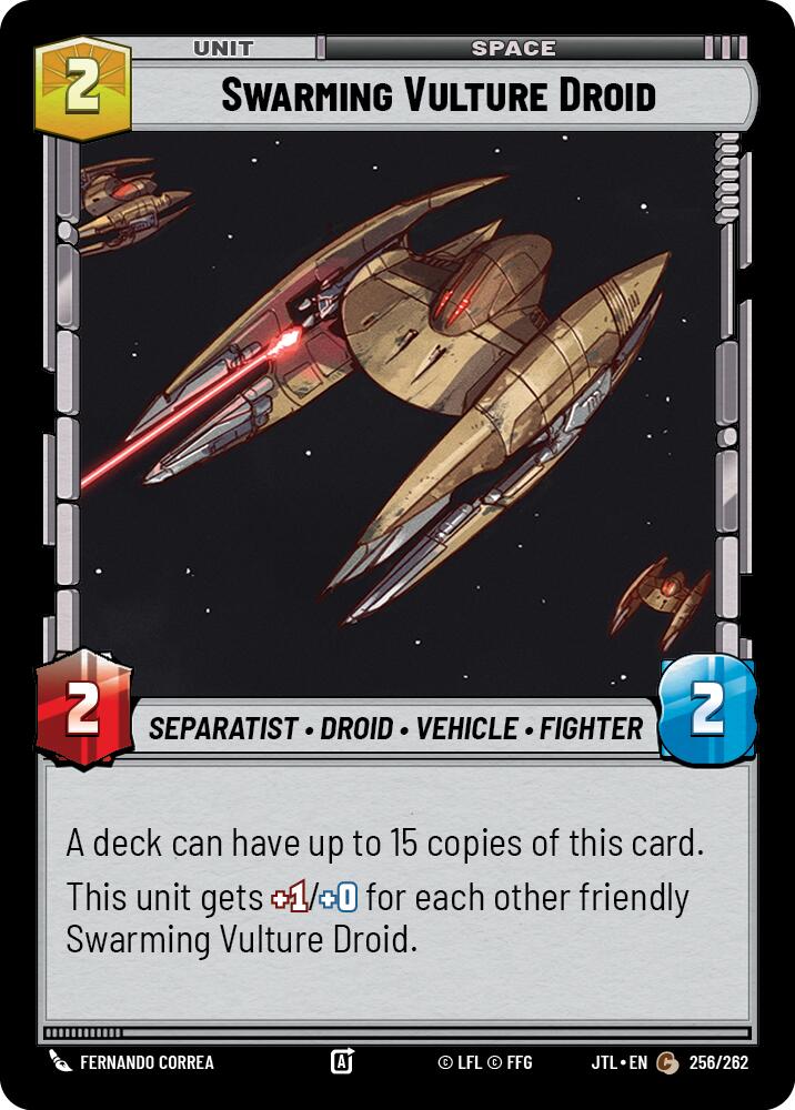 Swarming Vulture Droid (256/262) (256/257) [Jump to Lightspeed] | Cards and Coasters CA