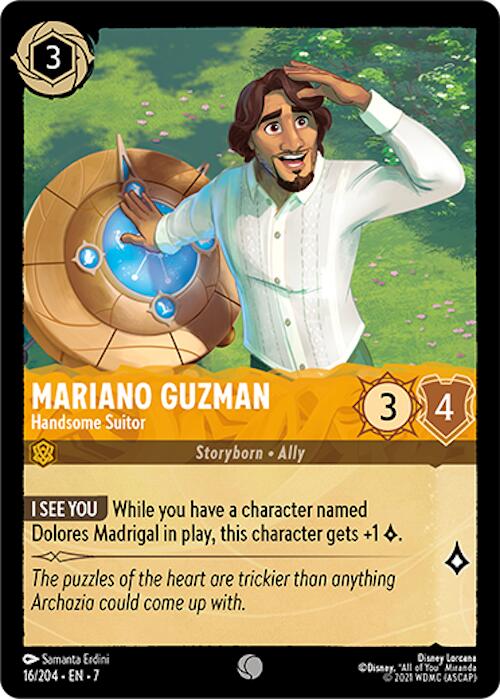 Mariano Guzman - Handsome Suitor (16/204) [Archazia's Island] | Cards and Coasters CA