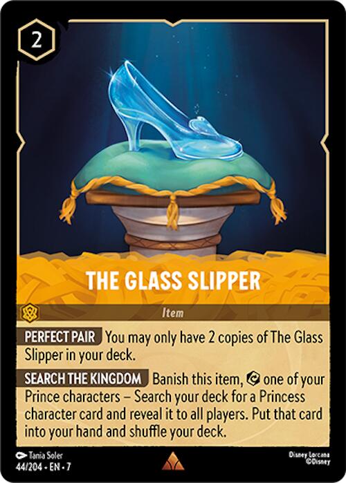 The Glass Slipper (44/204) [Archazia's Island] | Cards and Coasters CA