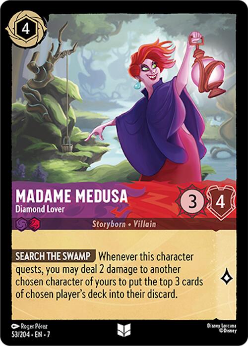 Madame Medusa - Diamond Lover (53/204) [Archazia's Island] | Cards and Coasters CA
