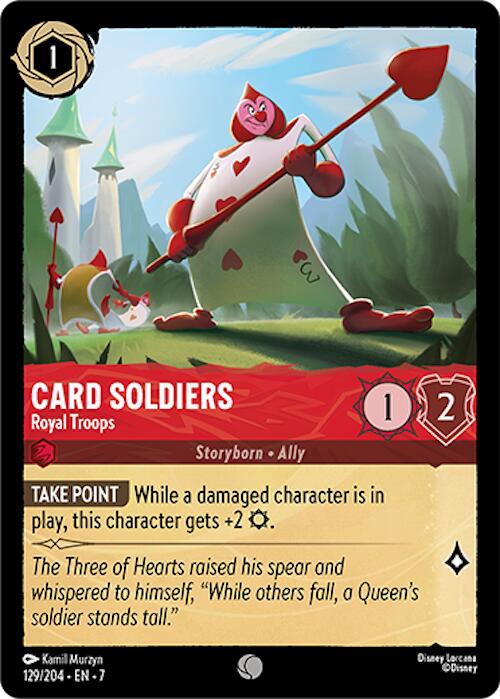 Card Soldiers - Royal Troops (129/204) [Archazia's Island] | Cards and Coasters CA