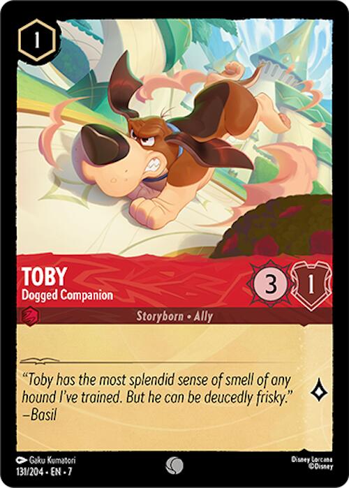 Toby - Dogged Companion (131/204) [Archazia's Island] | Cards and Coasters CA