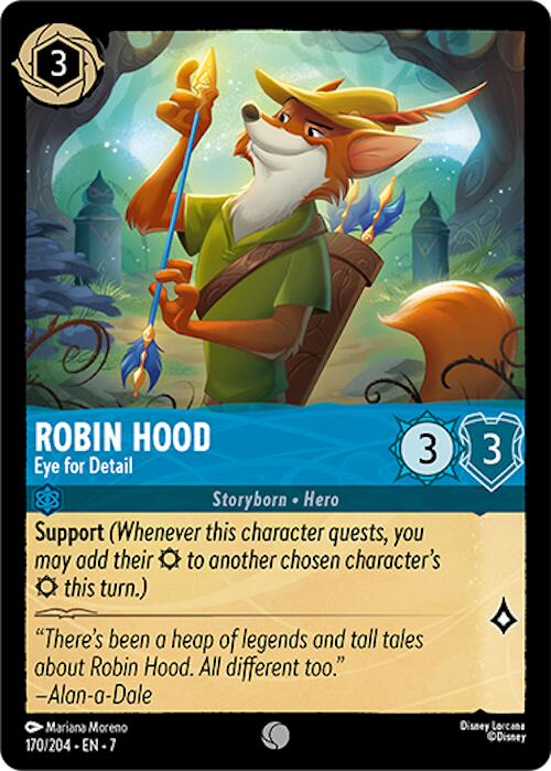Robin Hood - Eye for Detail (170/204) [Archazia's Island] | Cards and Coasters CA