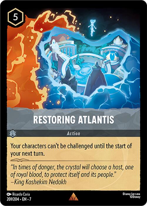 Restoring Atlantis (201/204) [Archazia's Island] | Cards and Coasters CA