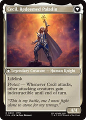 Cecil, Dark Knight // Cecil, Redeemed Paladin [FINAL FANTASY] | Cards and Coasters CA
