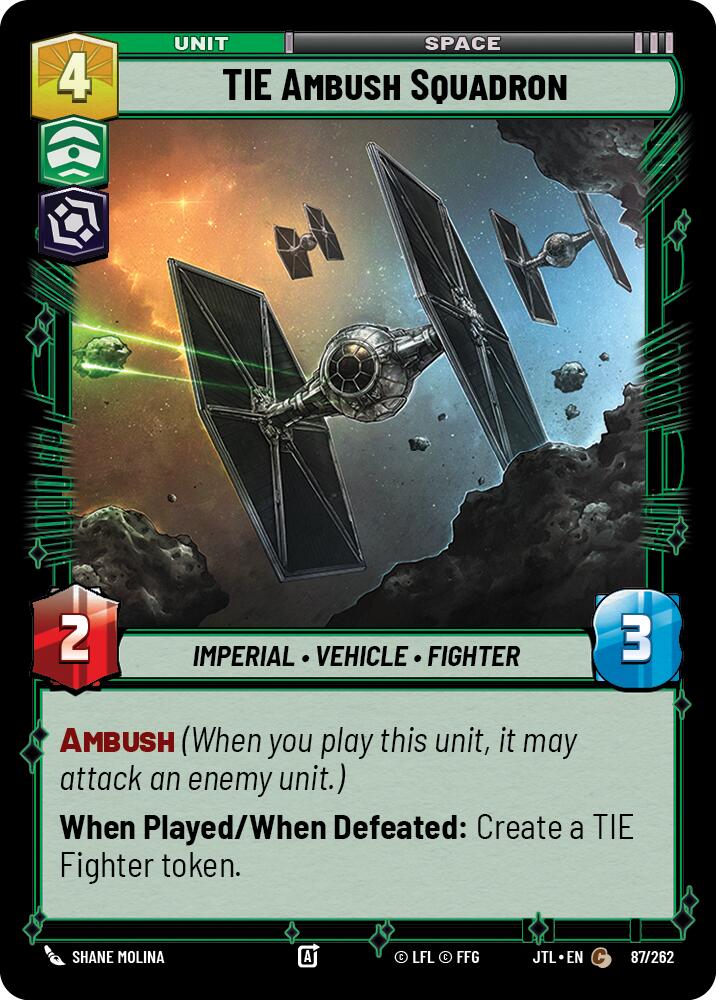 TIE Ambush Squadron (087/262) (087/257) [Jump to Lightspeed] | Cards and Coasters CA