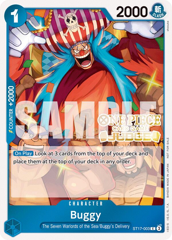 Buggy (Judge Pack Vol. 5) [One Piece Promotion Cards] | Cards and Coasters CA