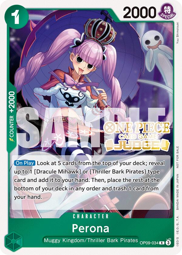 Perona (Judge Pack Vol. 5) [One Piece Promotion Cards] | Cards and Coasters CA