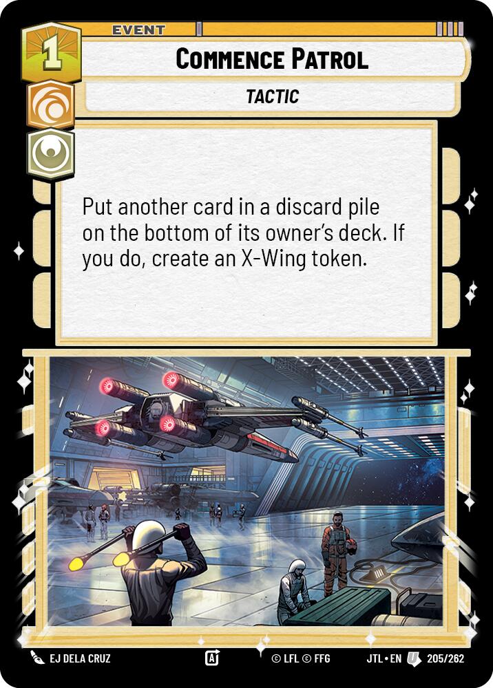 Commence Patrol (205/262) (205/257) [Jump to Lightspeed] | Cards and Coasters CA