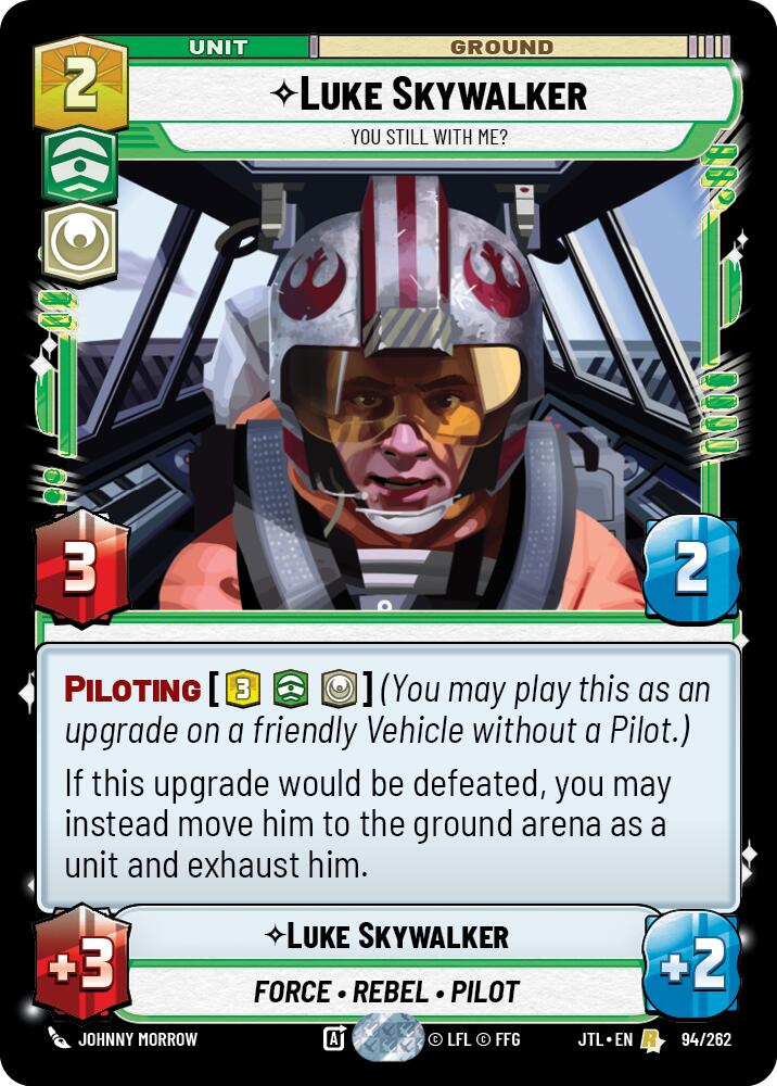 Luke Skywalker - You Still With Me? (094/262) (094/257) [Jump to Lightspeed] | Cards and Coasters CA