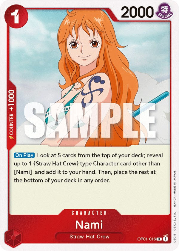 Nami [Romance Dawn] | Cards and Coasters CA