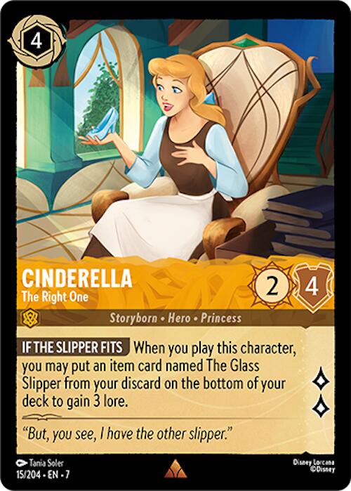 Cinderella - The Right One (15/204) [Archazia's Island] | Cards and Coasters CA
