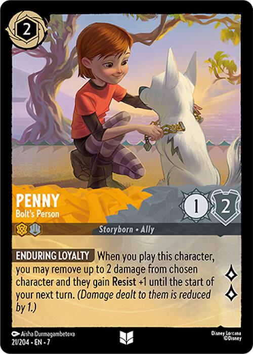 Penny - Bolt's Person (21/204) [Archazia's Island] | Cards and Coasters CA