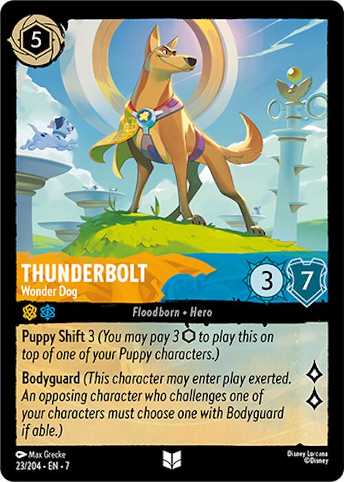 Thunderbolt - Wonder Dog (23/204) [Archazia's Island] | Cards and Coasters CA