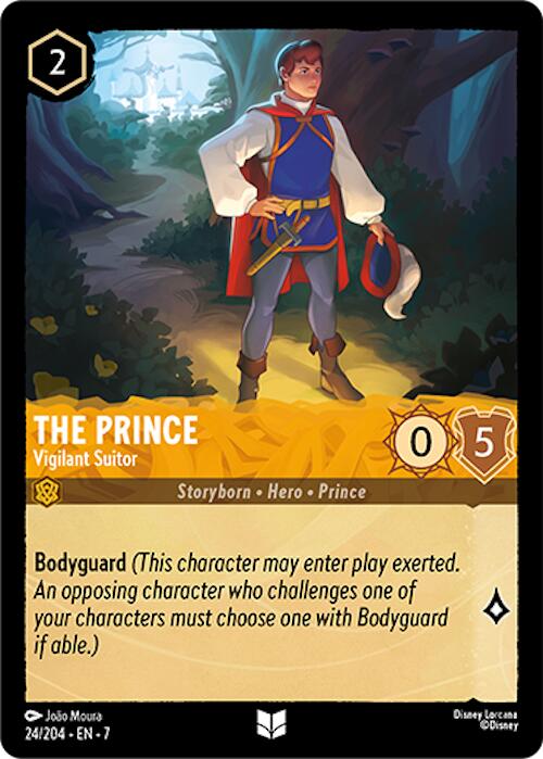 The Prince - Vigilant Suitor (24/204) [Archazia's Island] | Cards and Coasters CA