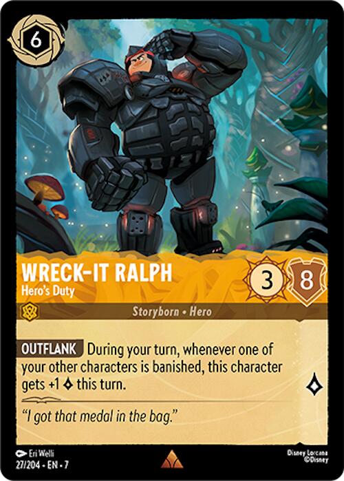 Wreck It Ralph - Hero's Duty (27/204) [Archazia's Island] | Cards and Coasters CA