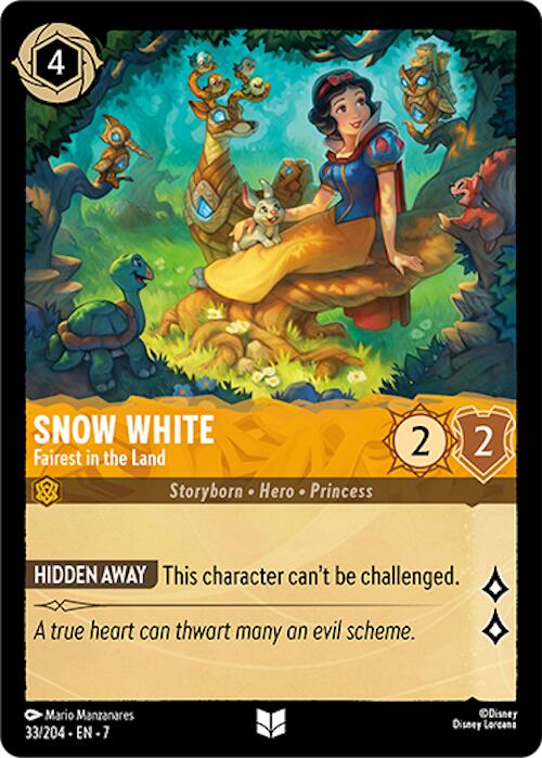 Snow White - Fairest in the Land (33/204) [Archazia's Island] | Cards and Coasters CA