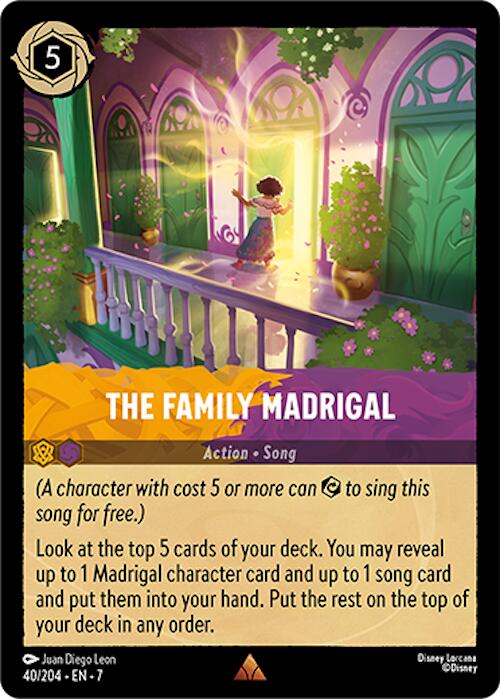 The Family Madrigal (40/204) [Archazia's Island] | Cards and Coasters CA