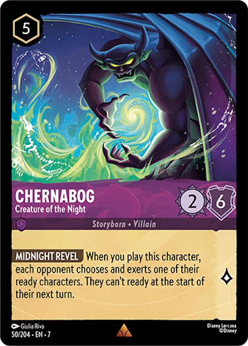 Chernabog - Creature of the Night (50/204) [Archazia's Island] | Cards and Coasters CA