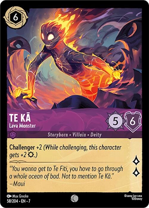 Te Ka - Lava Monster (58/204) [Archazia's Island] | Cards and Coasters CA