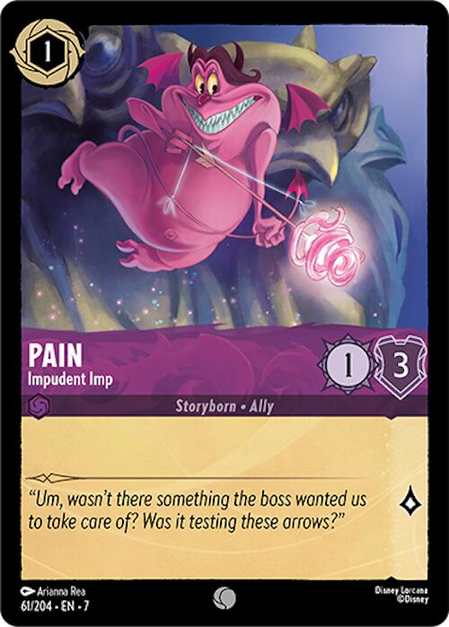 Pain - Impudent Imp (61/204) [Archazia's Island] | Cards and Coasters CA