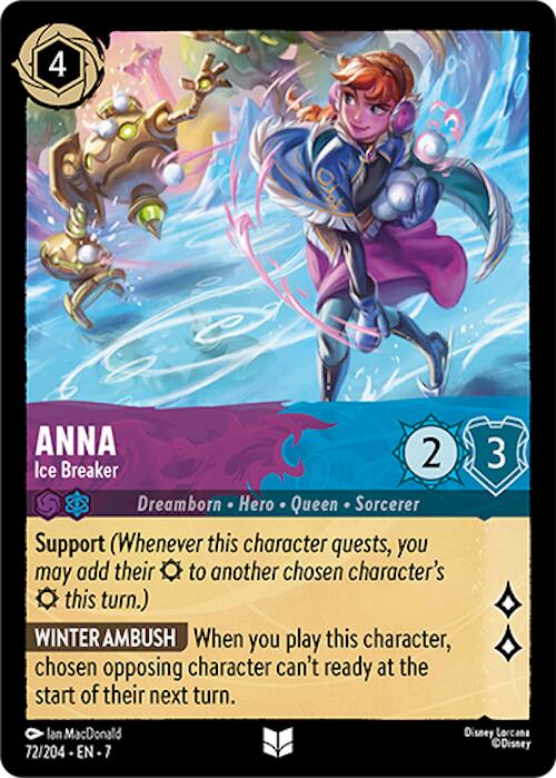 Anna - Ice Breaker (72/204) [Archazia's Island] | Cards and Coasters CA