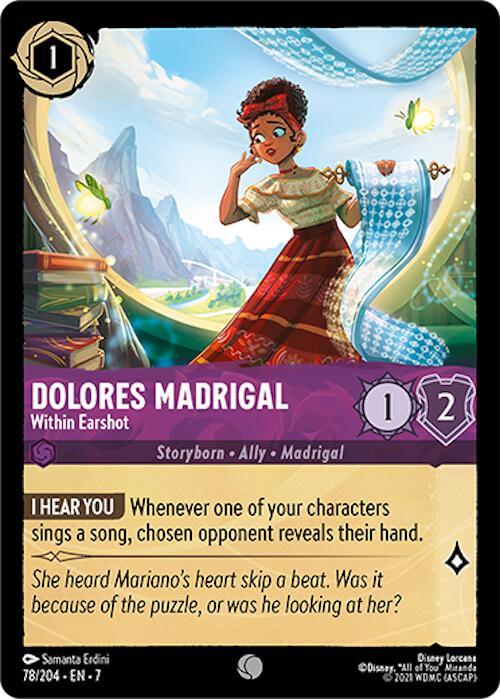 Dolores Madrigal - Within Earshot (78/204) [Archazia's Island] | Cards and Coasters CA