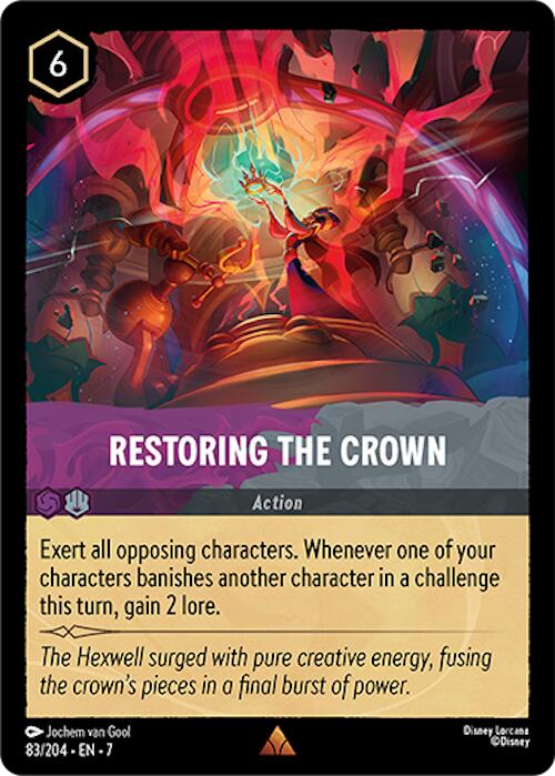 Restoring the Crown (83/204) [Archazia's Island] | Cards and Coasters CA