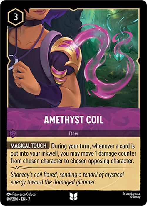 Amethyst Coil (84/204) [Archazia's Island] | Cards and Coasters CA