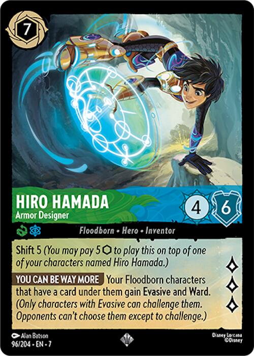 Hiro Hamada - Armor Designer (96/204) [Archazia's Island] | Cards and Coasters CA