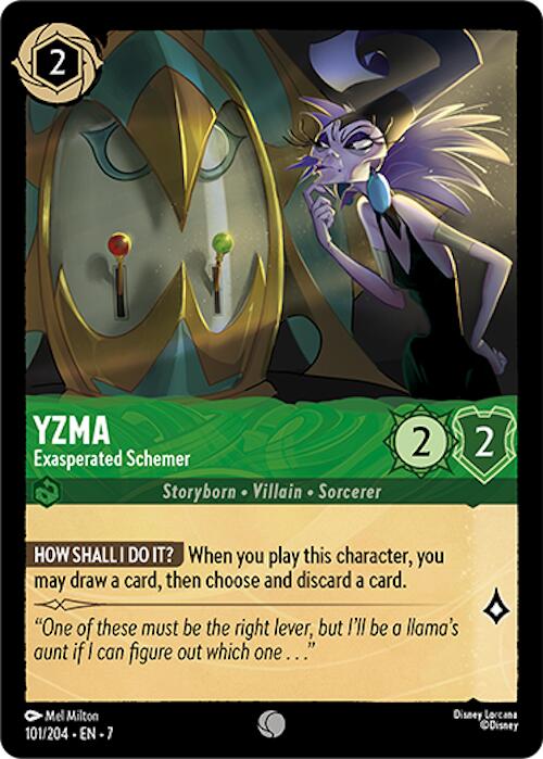 Yzma - Exasperated Schemer (101/204) [Archazia's Island] | Cards and Coasters CA