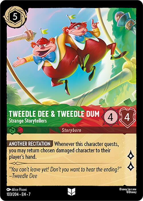 Tweedledee & Tweedledum - Strange Storytellers (103/204) [Archazia's Island] | Cards and Coasters CA