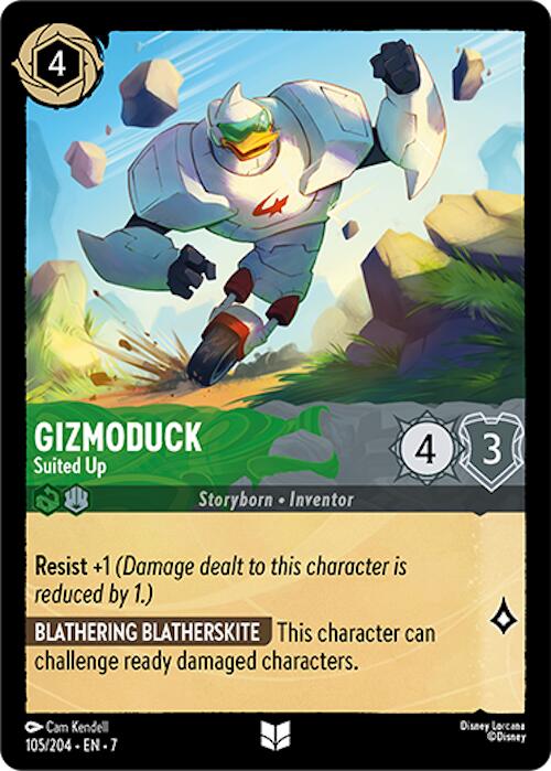 Gizmoduck - Suited Up (105/204) [Archazia's Island] | Cards and Coasters CA