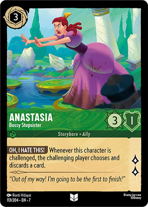 Anastasia - Bossy Stepsister (113/204) [Archazia's Island] | Cards and Coasters CA