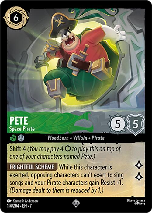 Pete - Space Pirate (114/204) [Archazia's Island] | Cards and Coasters CA