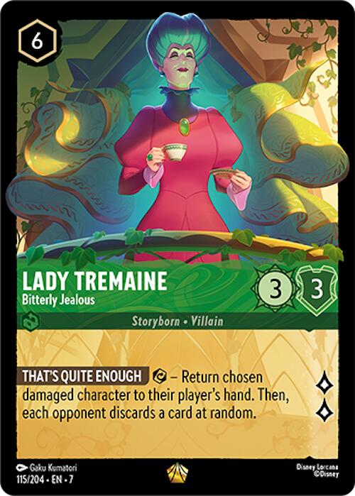 Lady Tremaine - Bitterly Jealous (115/204) [Archazia's Island] | Cards and Coasters CA