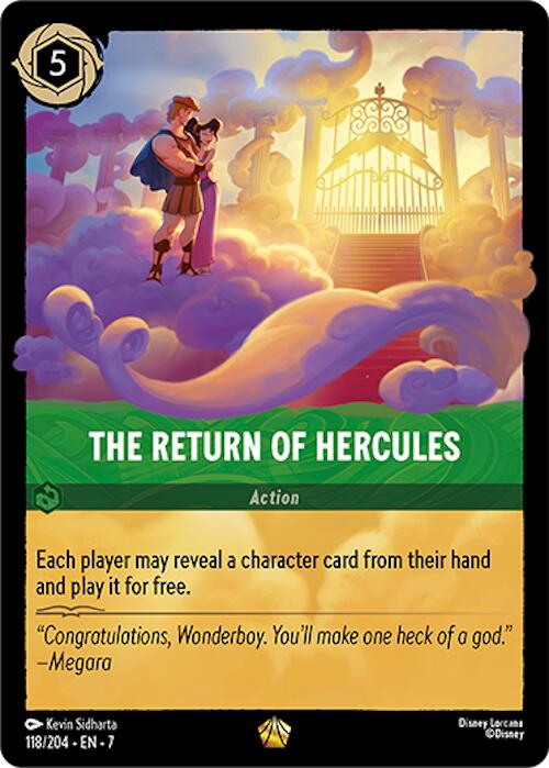 The Return of Hercules (118/204) [Archazia's Island] | Cards and Coasters CA