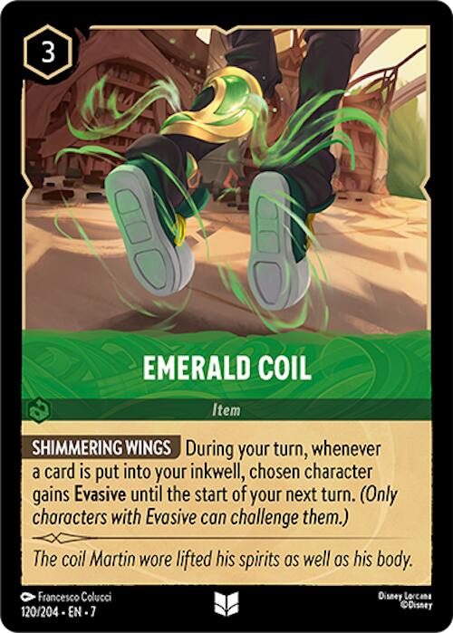 Emerald Coil (120/204) [Archazia's Island] | Cards and Coasters CA