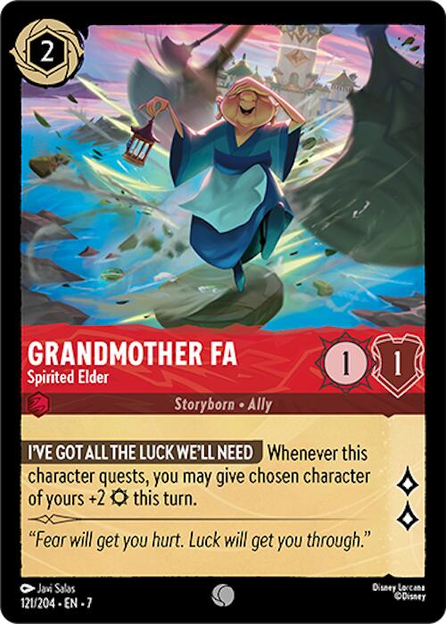 Grandmother Fa - Spirited Elder (121/204) [Archazia's Island] | Cards and Coasters CA