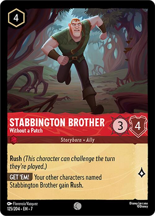 Stabbington Brother - Without a Patch (125/204) [Archazia's Island] | Cards and Coasters CA