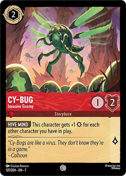 Cy-Bug - Invasive Enemy (127/204) [Archazia's Island] | Cards and Coasters CA