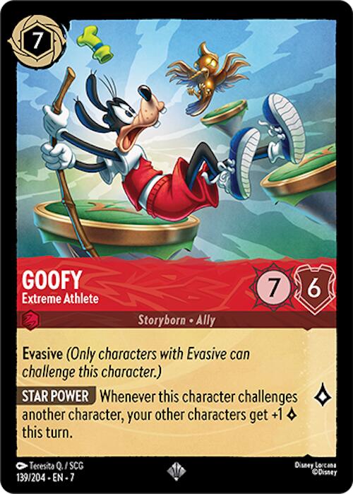 Goofy - Extreme Athlete (139/204) [Archazia's Island] | Cards and Coasters CA