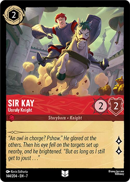 Sir Kay - Unruly Knight (144/204) [Archazia's Island] | Cards and Coasters CA