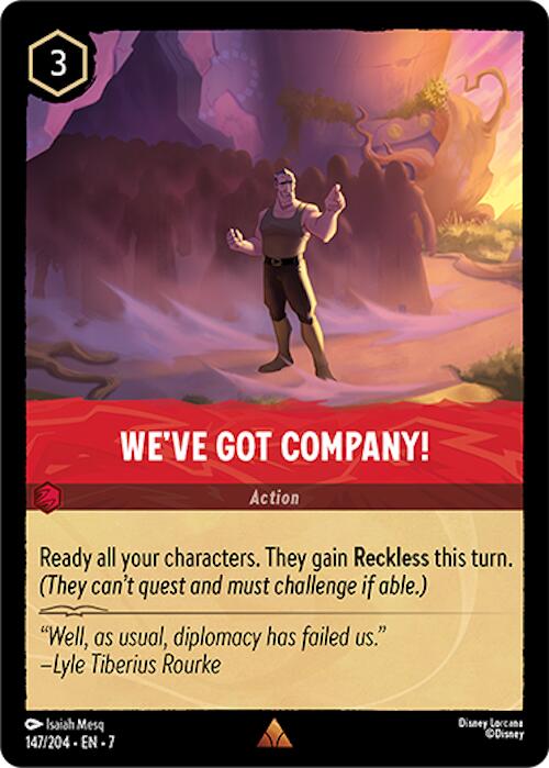 We've Got Company! (147/204) [Archazia's Island] | Cards and Coasters CA