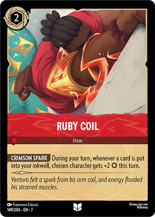 Ruby Coil (149/204) [Archazia's Island] | Cards and Coasters CA